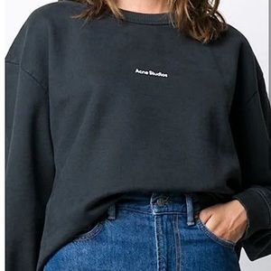 Acne Studios Logo Print Sweatshirt